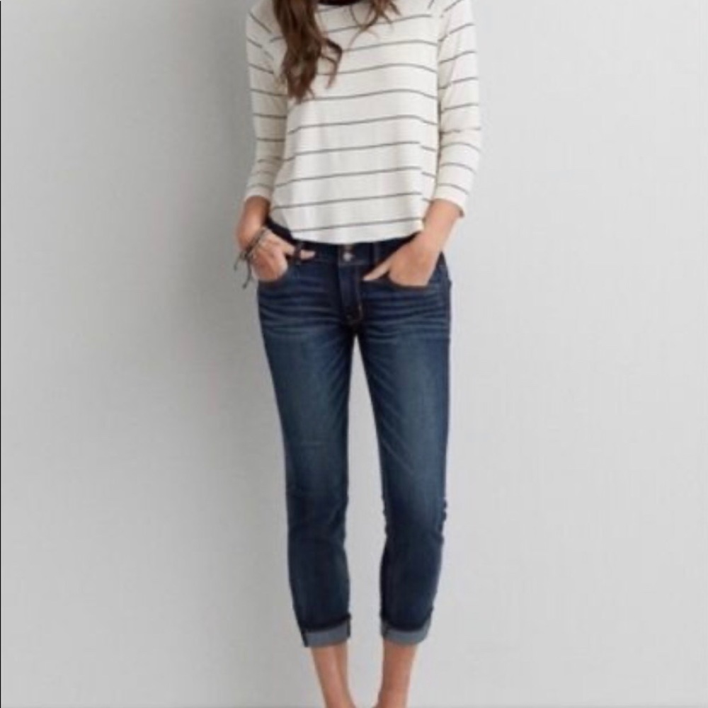 SOLDAmerican eagle crop jeans